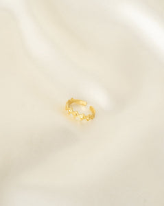 18k gold plated sterling silver minimal ring