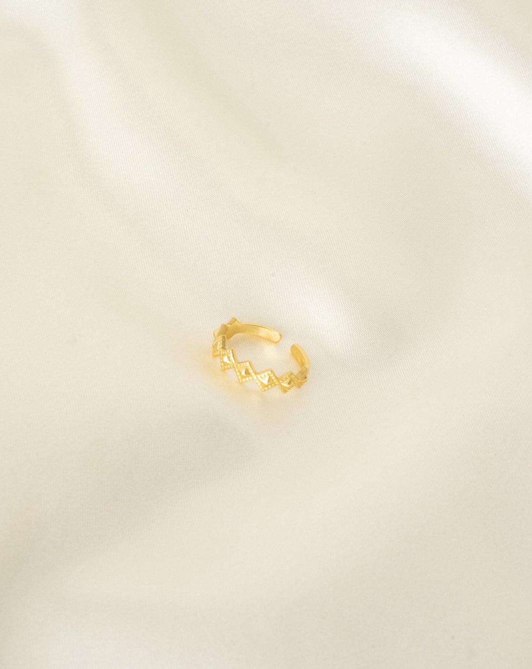 18k gold plated sterling silver minimal ring