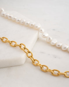 Genuine pearl necklace