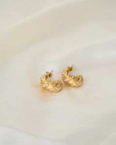 18kt gold plated earrings