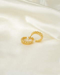 Small hoop earrings