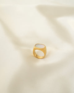 mother of pearl ring