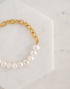 Freshwater pearl bracelet for everyday