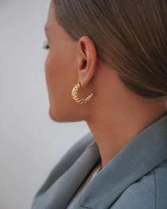 18kt gold plated earrings