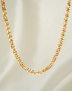 fox tail chain necklace