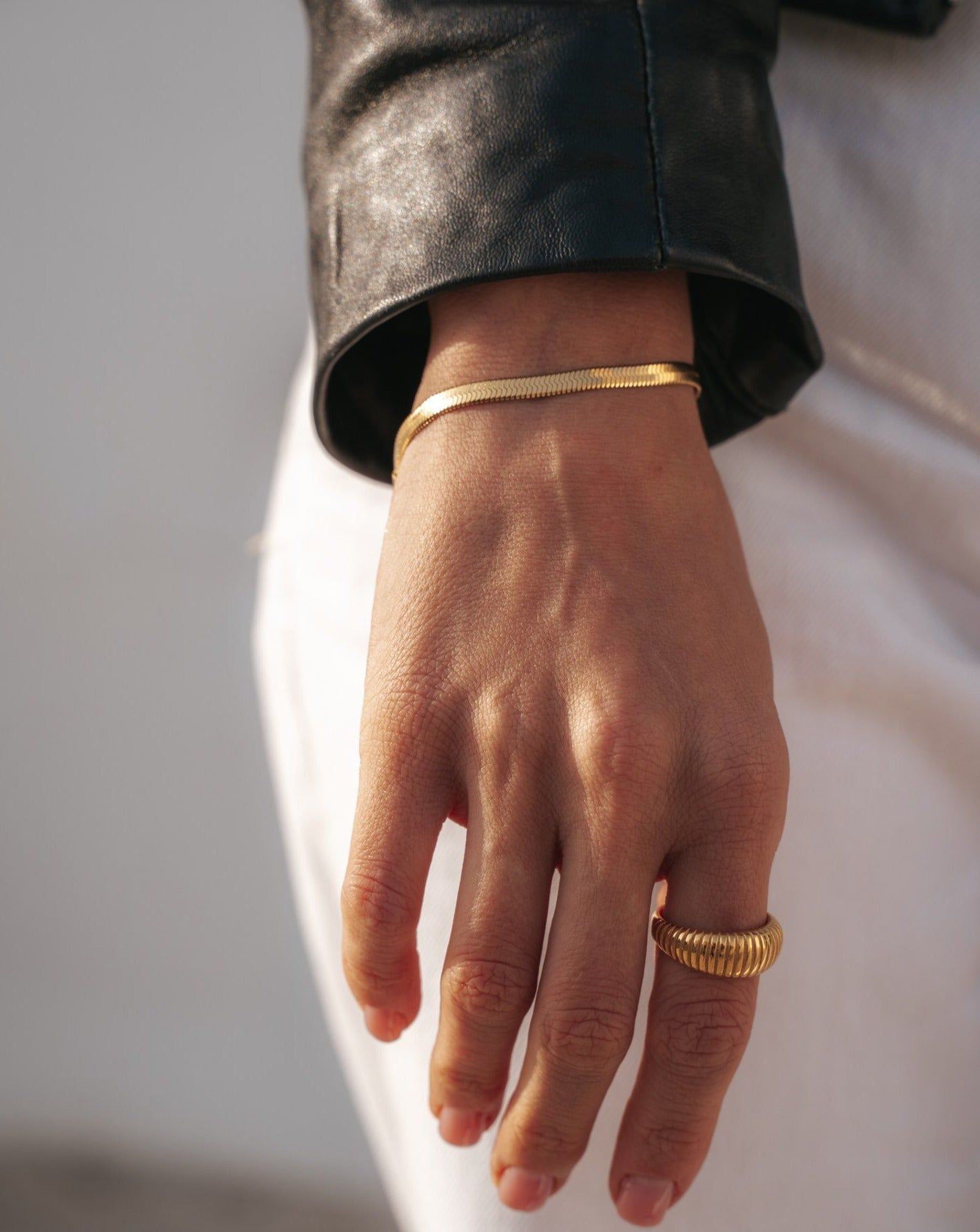 Thin Gold Bracelet, Minimal Bracelet, Herringbone Bracelet, Gold Bracelet,  Tiny Gold Bracelet, Layering Bracelet, Dainty Bracelet - Etsy