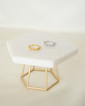 Load image into Gallery viewer, Minimal design rings in 18k gold plated and sterling silver for everyday stacking