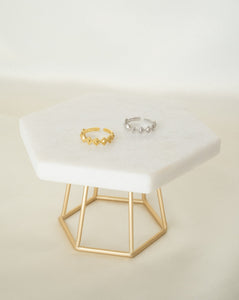 Minimal design rings in 18k gold plated and sterling silver for everyday stacking