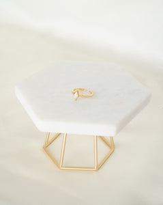 18k gold plated sterling silver minimal ring